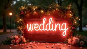 neon signs for weddings