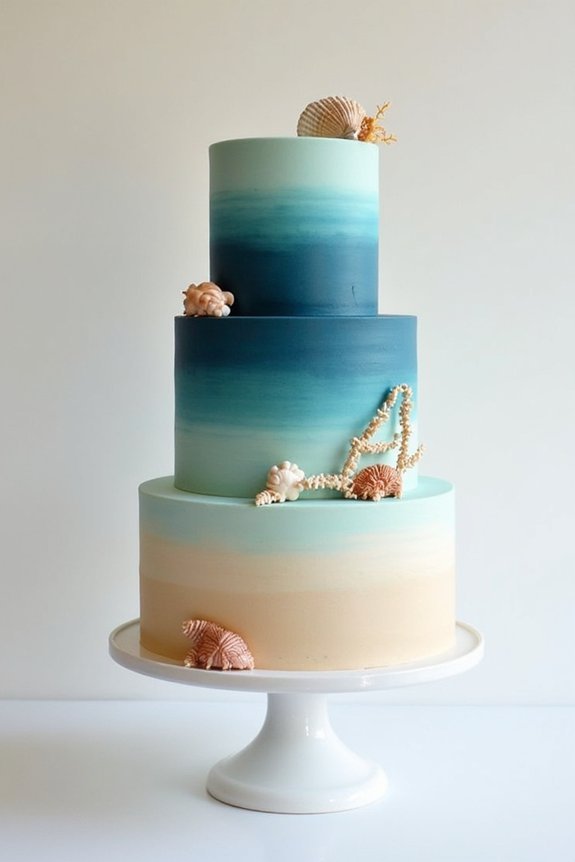 ocean blues sandy neutrals
