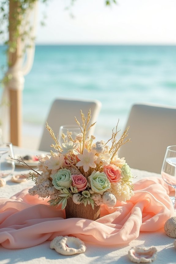 ocean inspired color palette selection