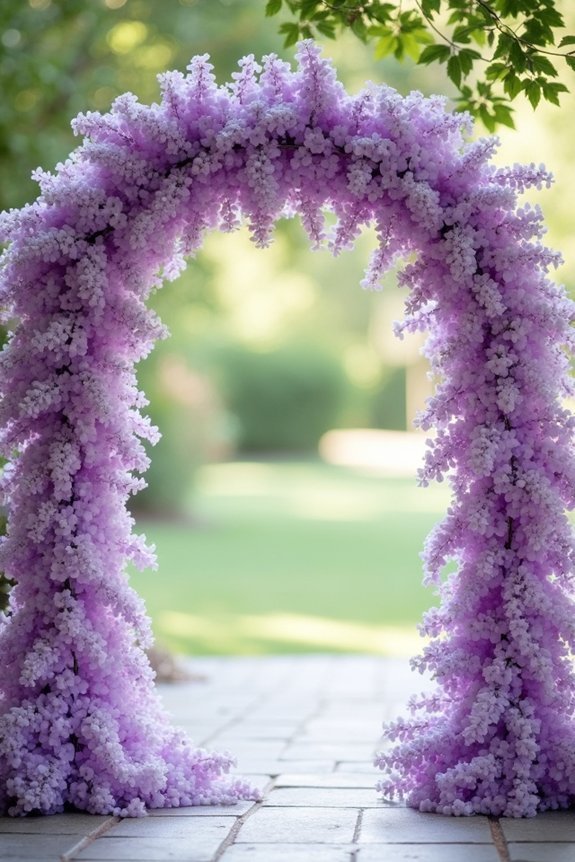 ombre lavender bloom gradient
