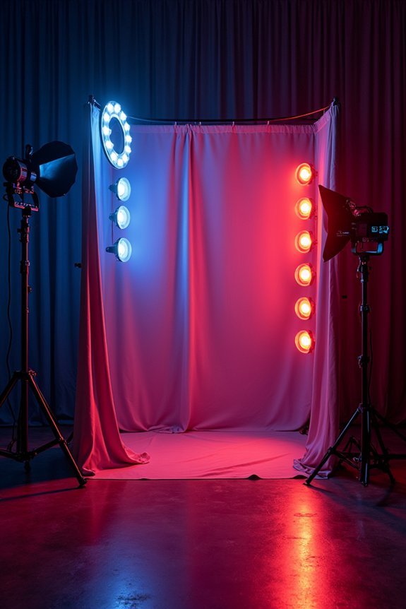 optimal lighting for night photos