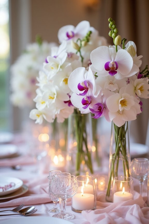 orchid centerpieces for weddings