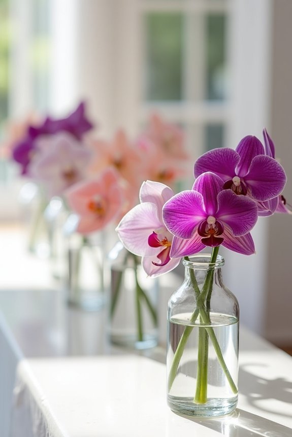 orchid color palettes sophistication