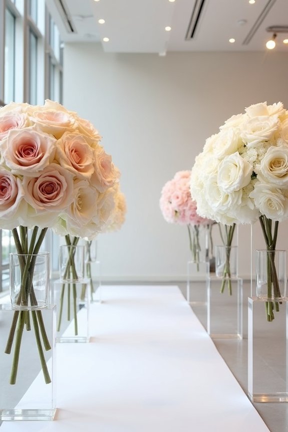 oversized roses for impact