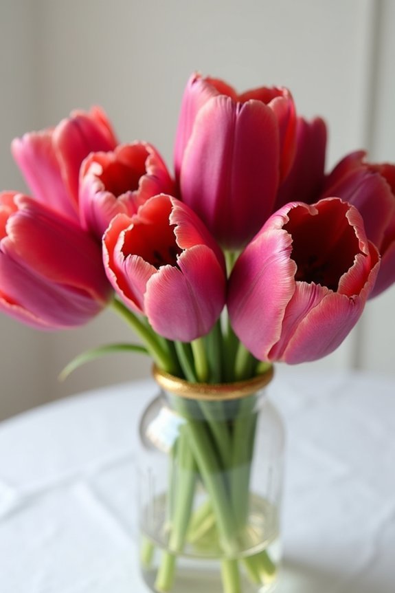 parrot tulips for centerpieces