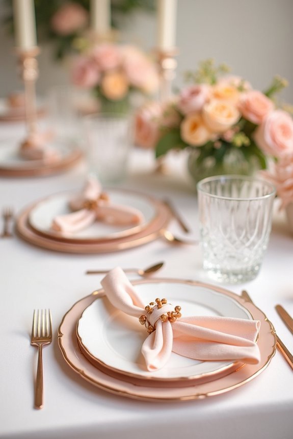 peach themed wedding inspirations