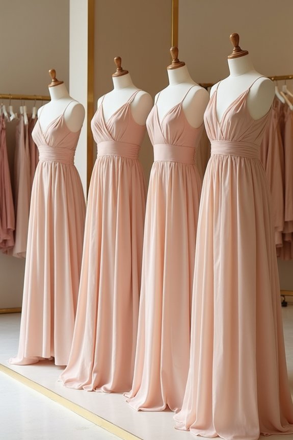 perfect champagne dress shopping