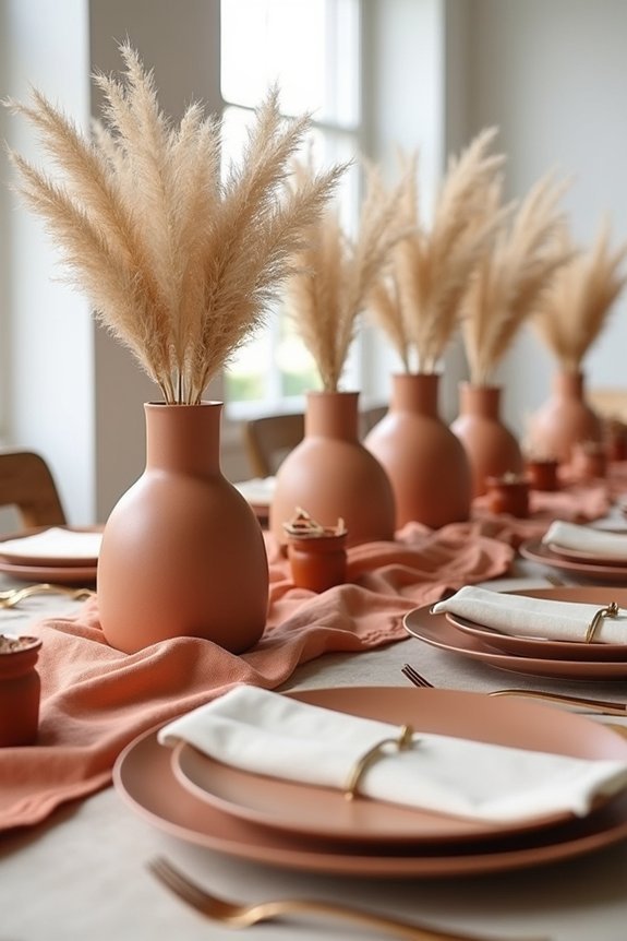 personalized terracotta wedding aesthetic