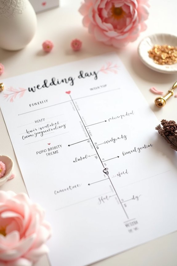 plan backward from ceremony