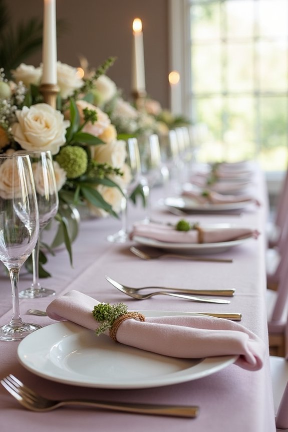 plum and cream sophistication