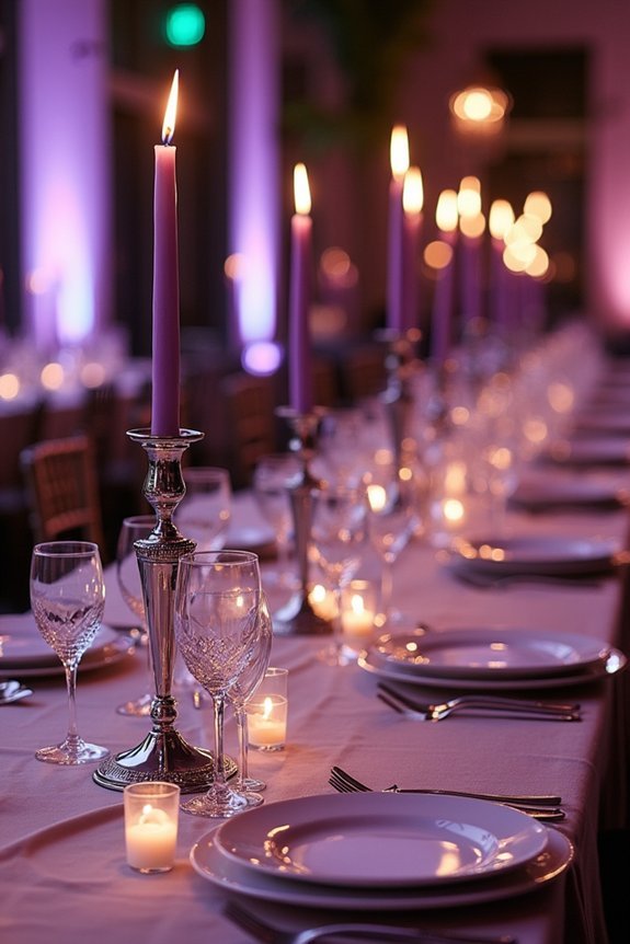 plum elegance with balance