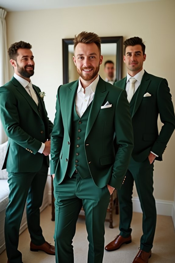 polished groomsmen s aesthetic details
