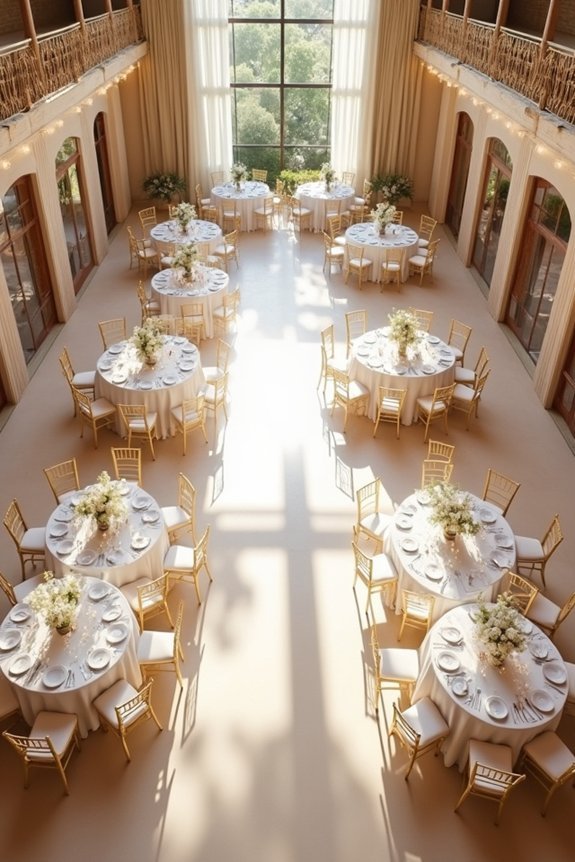 reception layout planning strategy