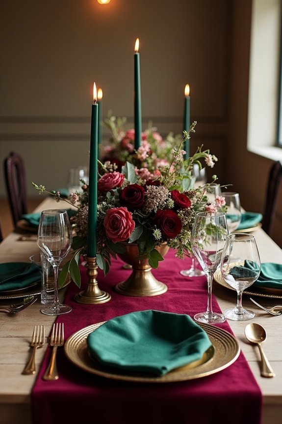rich jewel tones elegance