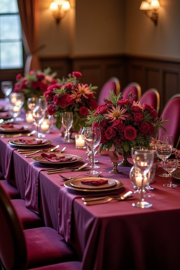 rich jewel tones elegance