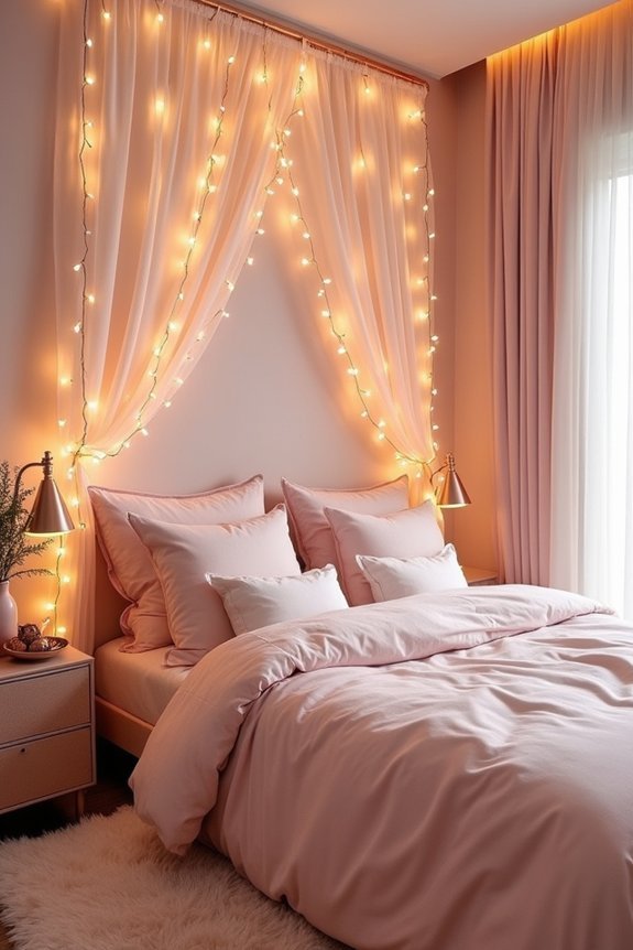 romantic blush and gold elegance