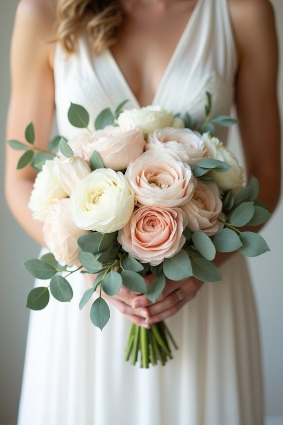 romantic blush and ivory elegance