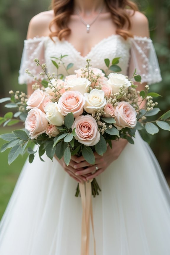 romantic blush floral elegance