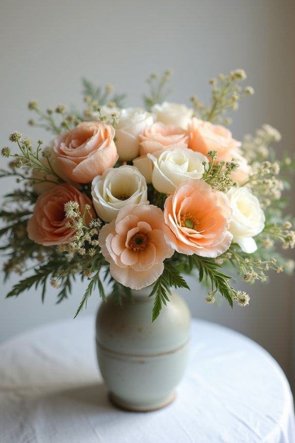 romantic budget friendly floral arrangements