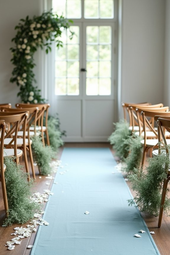 romantic eucalyptus and blue