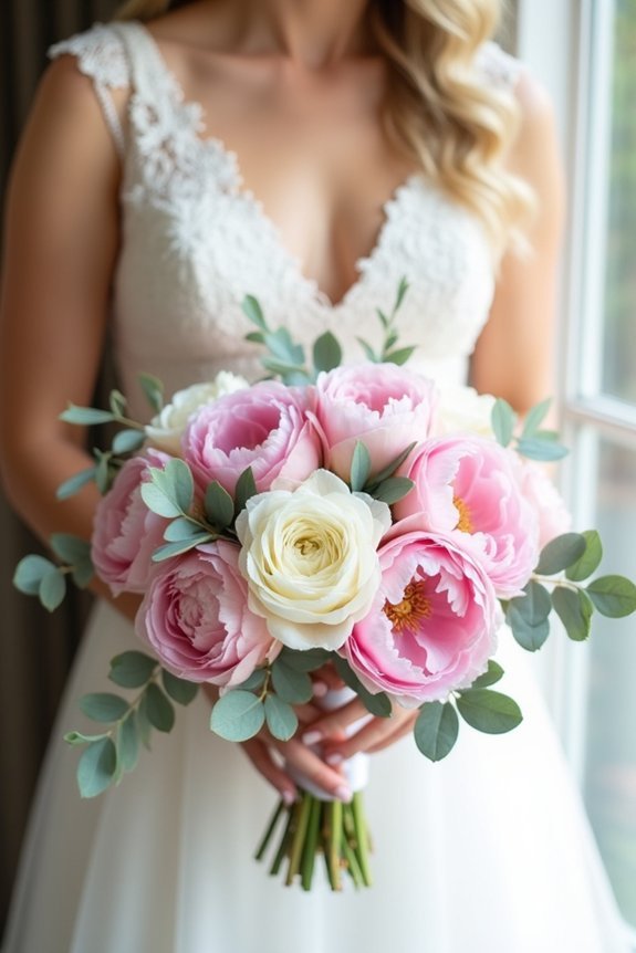 romantic floral combination bouquet