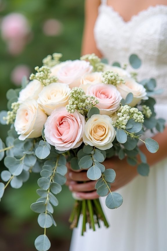 romantic garden bouquet design