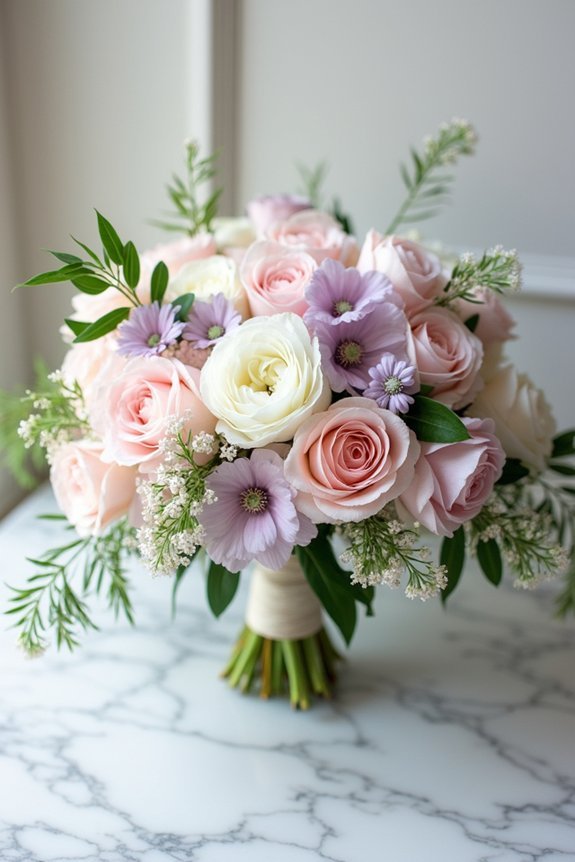 romantic garden bouquet elegance