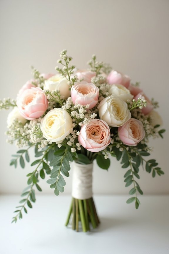 romantic garden bridal bouquet