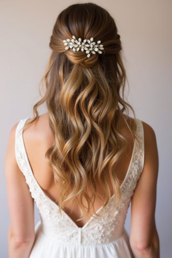 romantic soft waves styling