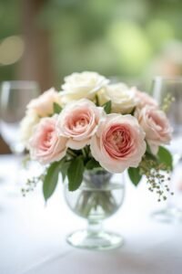 roses wedding centerpiece designs
