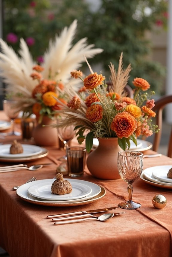 rust color palette elegance