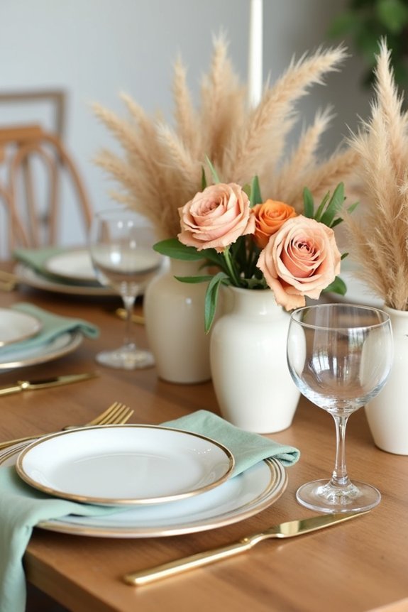 rust gold cream sage