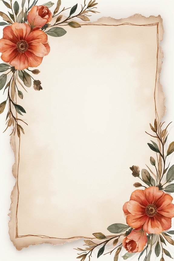 rust themed wedding stationery ideas