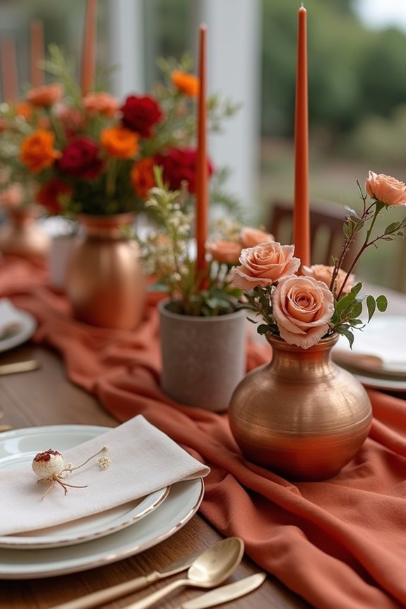 rust timeless wedding elegance