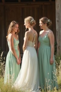 rustic bridesmaid dress inspiration