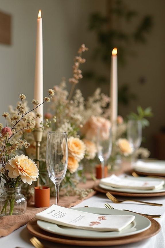 rustic elegance with warmth
