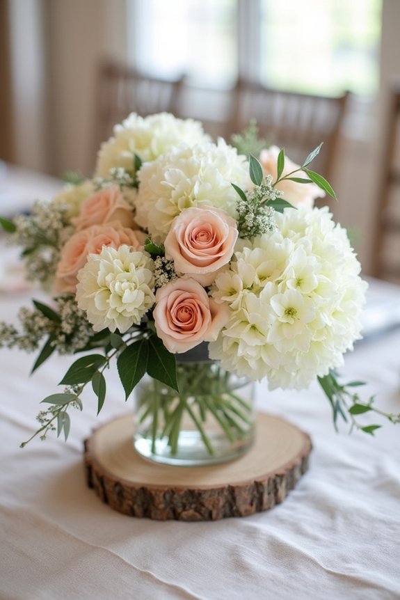 rustic floral centerpiece design