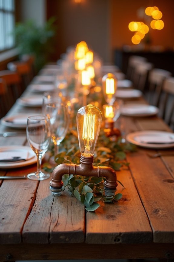 rustic industrial elegance combined