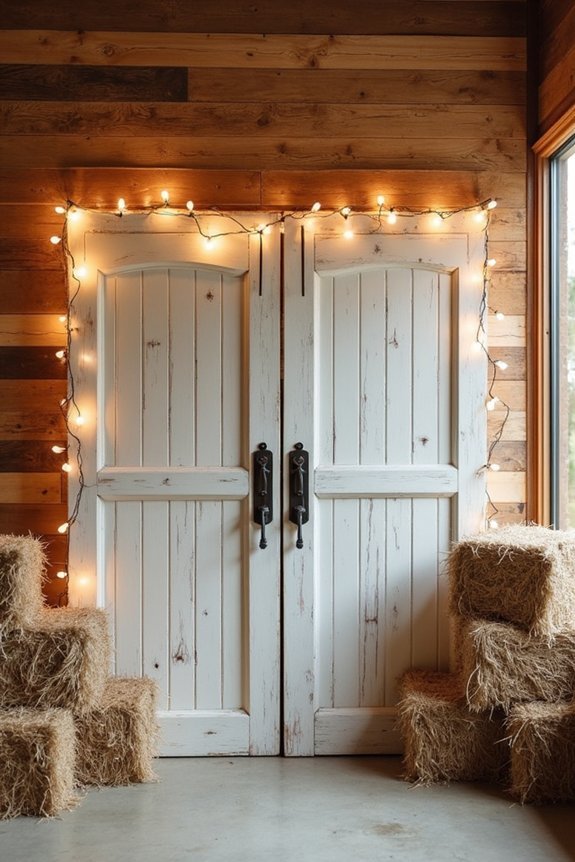 rustic photo booth elements