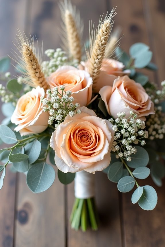 rustic wedding bouquet ideas