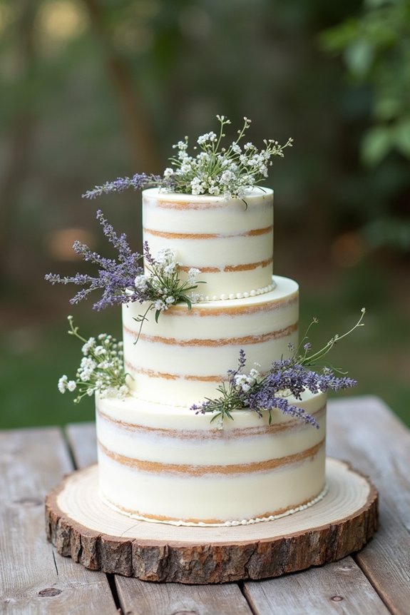 rustic wedding cake flavors