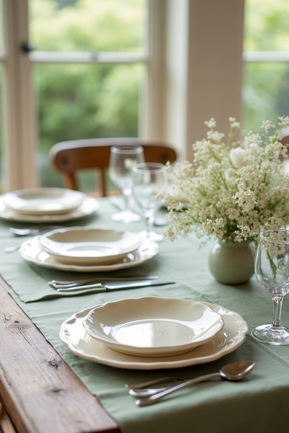 sage and cream elegance