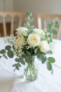 sage green wedding centerpieces