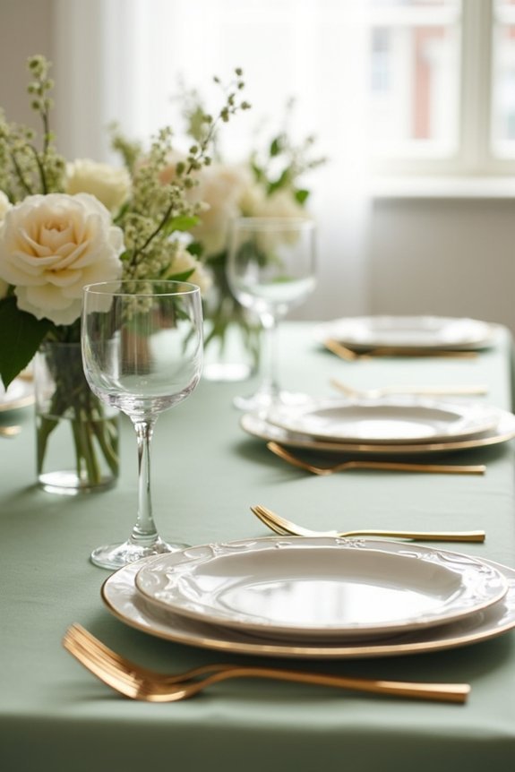 sage green wedding elegance