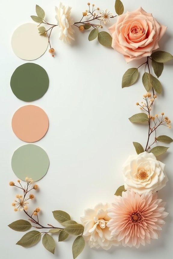 sage green wedding palette options