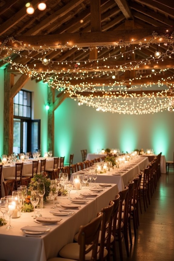 sage lighting enhances elegance