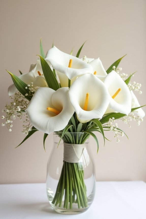 sculptural geometric bouquet designs