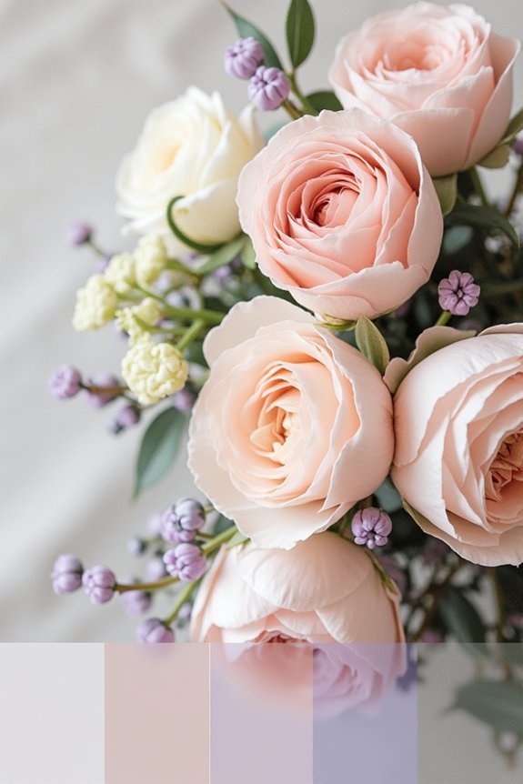 seasonal blooms color palette