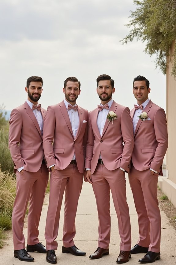 seasonal dusty rose styling