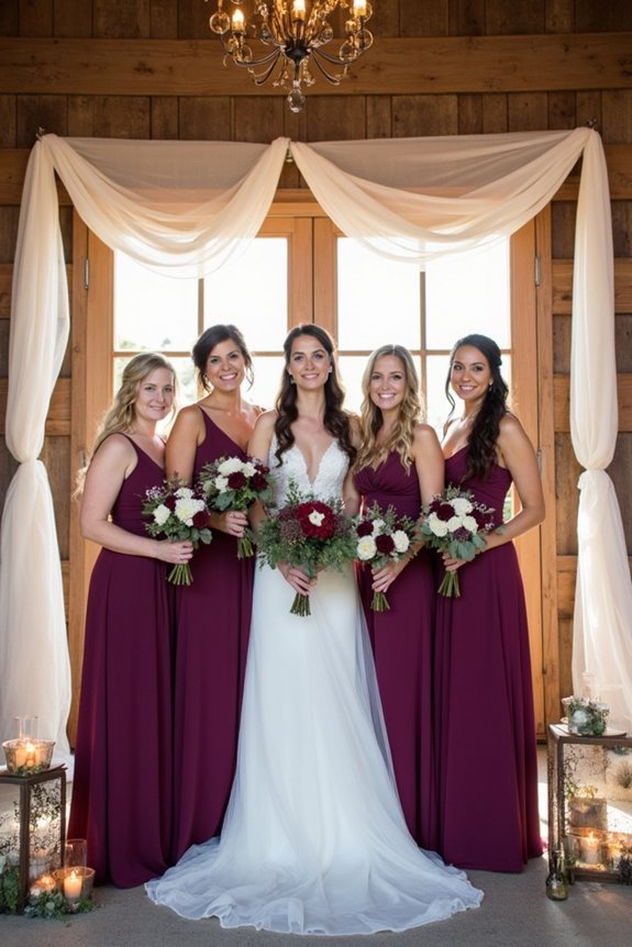 seasonal styling for plum dresses